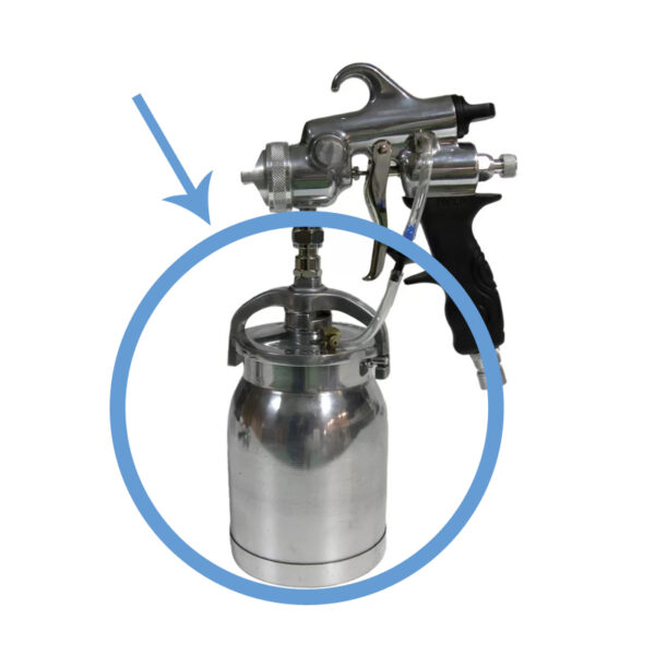 Depósito de pistola para turbina DX5000