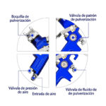 Pistola profesional H827