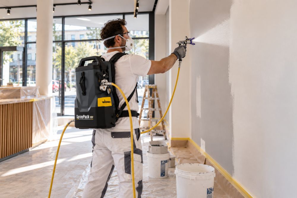 Guía de airless para pintar paredes: equipo, presión y configuración 2 Pistola de pintura a bateria 2